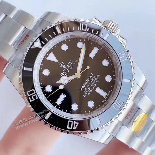 勞力士N廠手錶 Rolex最完美無曆水鬼 Rolex專櫃複刻版男士腕表  gjs2142
